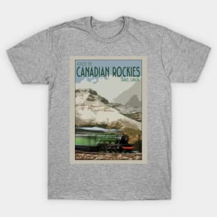 Retro Railway Travel Canada_04 T-Shirt